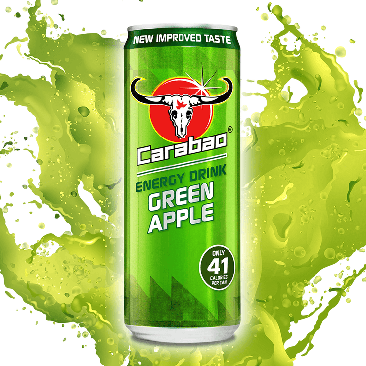 Carabao Energy Drink Green Apple (330ml Can)