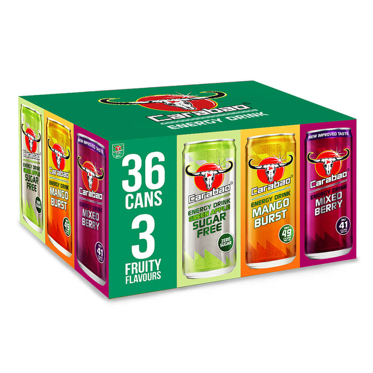 Carabao Energy Drink Lifestyle Pack (36 x 330ml)