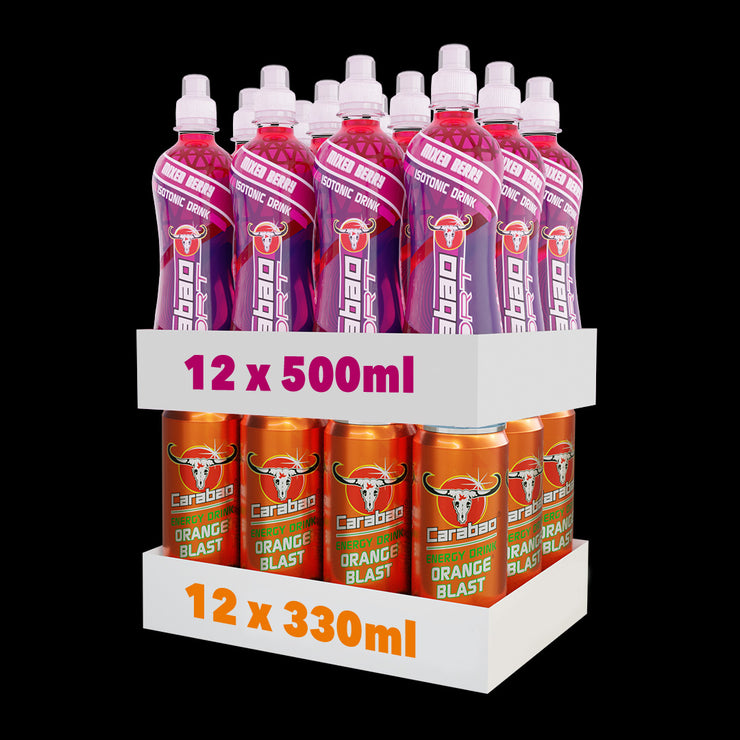 Carabao SPORT & Energy Drink Combo Pack (24 x Pack)
