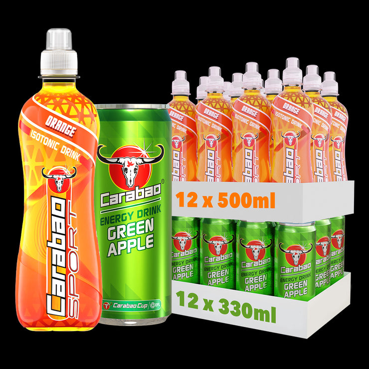 Carabao SPORT & Energy Drink Combo Pack (24 x Pack)