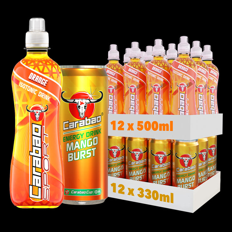Carabao SPORT & Energy Drink Combo Pack (24 x Pack)