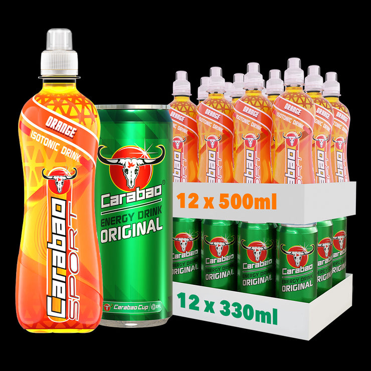 Carabao SPORT & Energy Drink Combo Pack (24 x Pack)