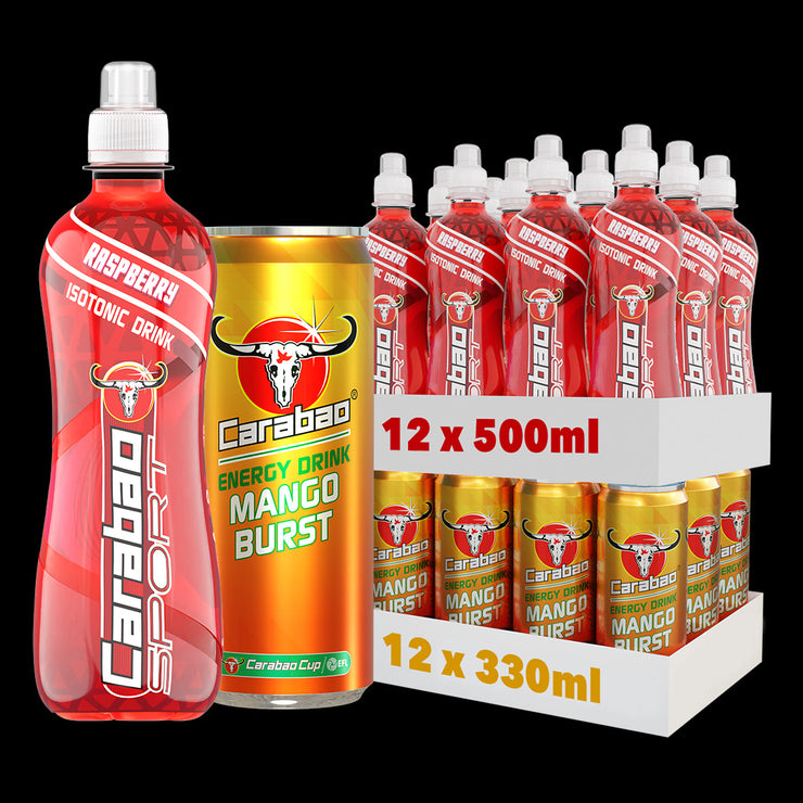 Carabao SPORT & Energy Drink Combo Pack (24 x Pack)