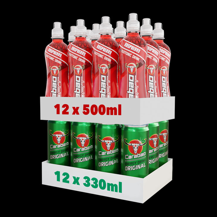 Carabao SPORT & Energy Drink Combo Pack (24 x Pack)