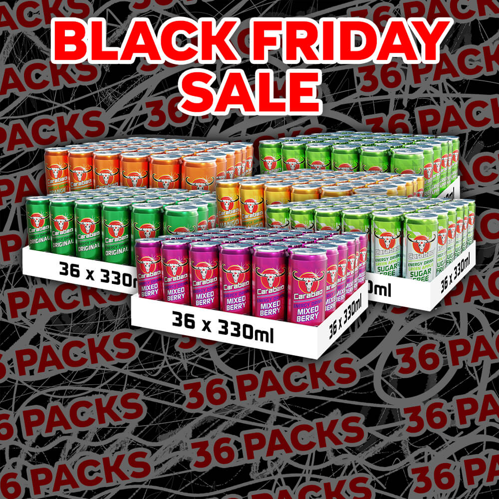 Carabao Energy Drink Black Friday Sale 36 Can Packs