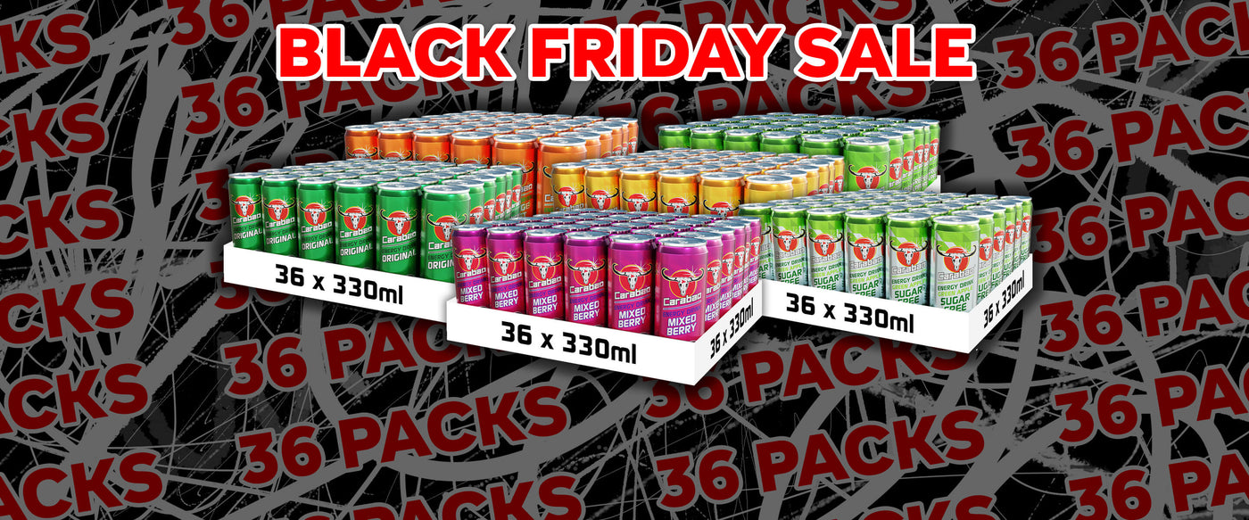 Carabao Energy Drink Black Friday Sale 36 Can Packs