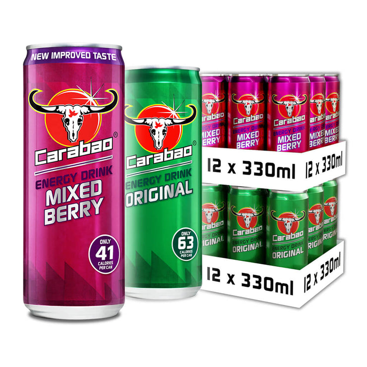 Carabao Energy Drink Combo Pack (24 x 330ml)