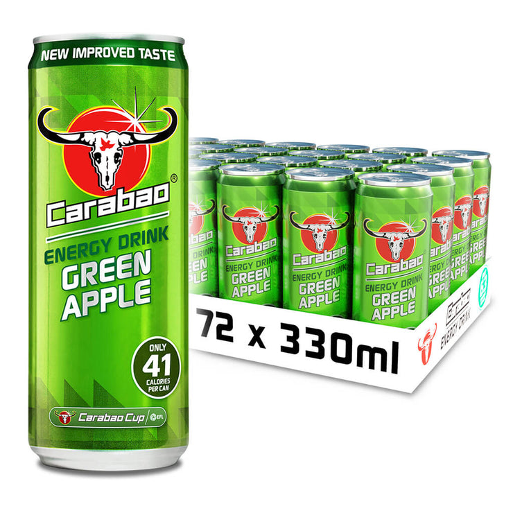 Carabao Energy Drink Green Apple (330ml Can)