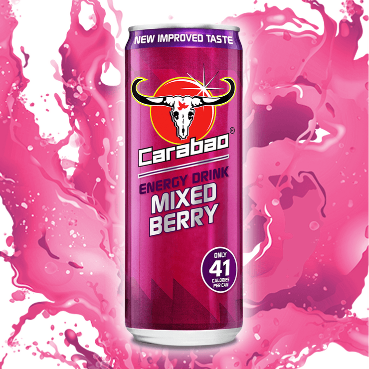 Carabao Energy Drink Mixed Berry (330ml Can)