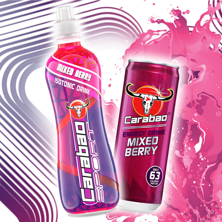 Carabao Sport & Energy Drink Mixed Berry Combo (24 x Pack)