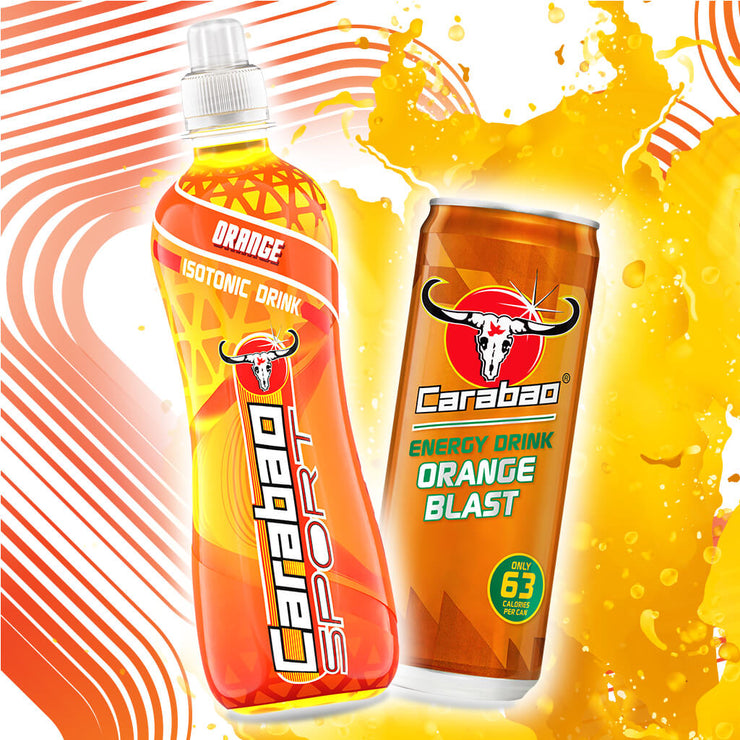 Carabao Sport & Energy Drink Orange Combo (24 x Pack)