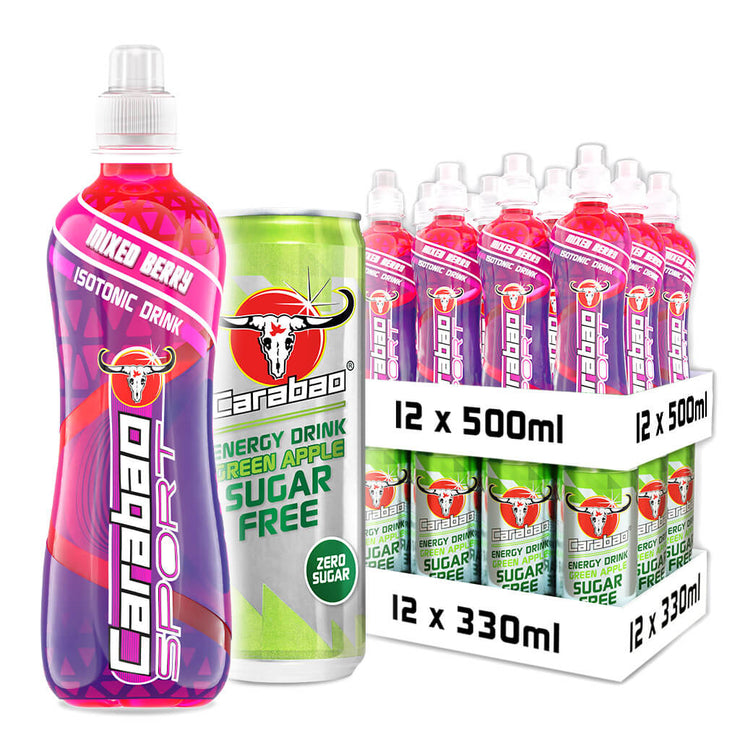 Carabao SPORT & Energy Drink Combo Pack (24 x Pack)