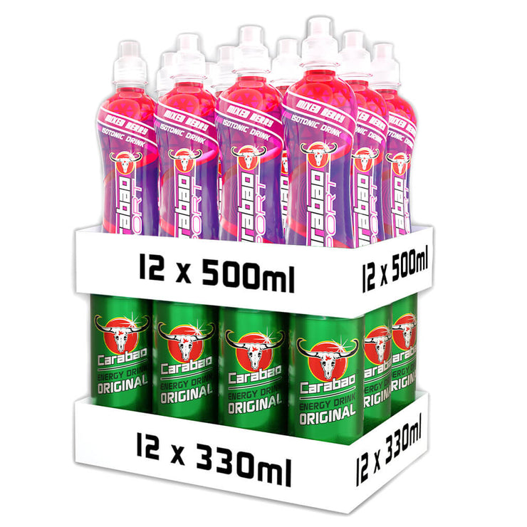 Carabao SPORT & Energy Drink Combo Pack (24 x Pack)