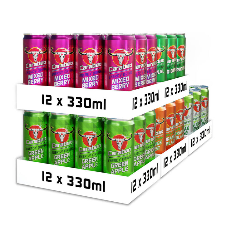 Carabao Energy Drink Collection Pack (60 x 330ml)