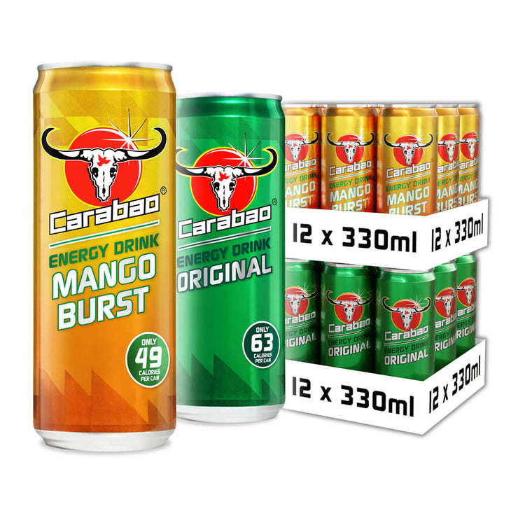 Carabao Energy Drink Combo Pack (24 x 330ml)